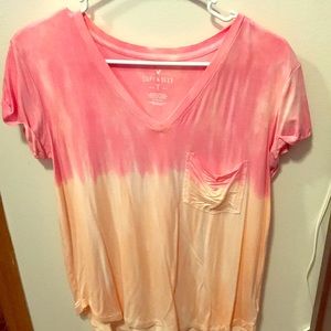 Peach & Pink Soft & Sexy AE Tee